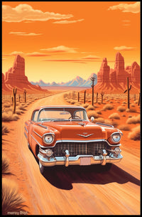 Classic Desert Drive Poster