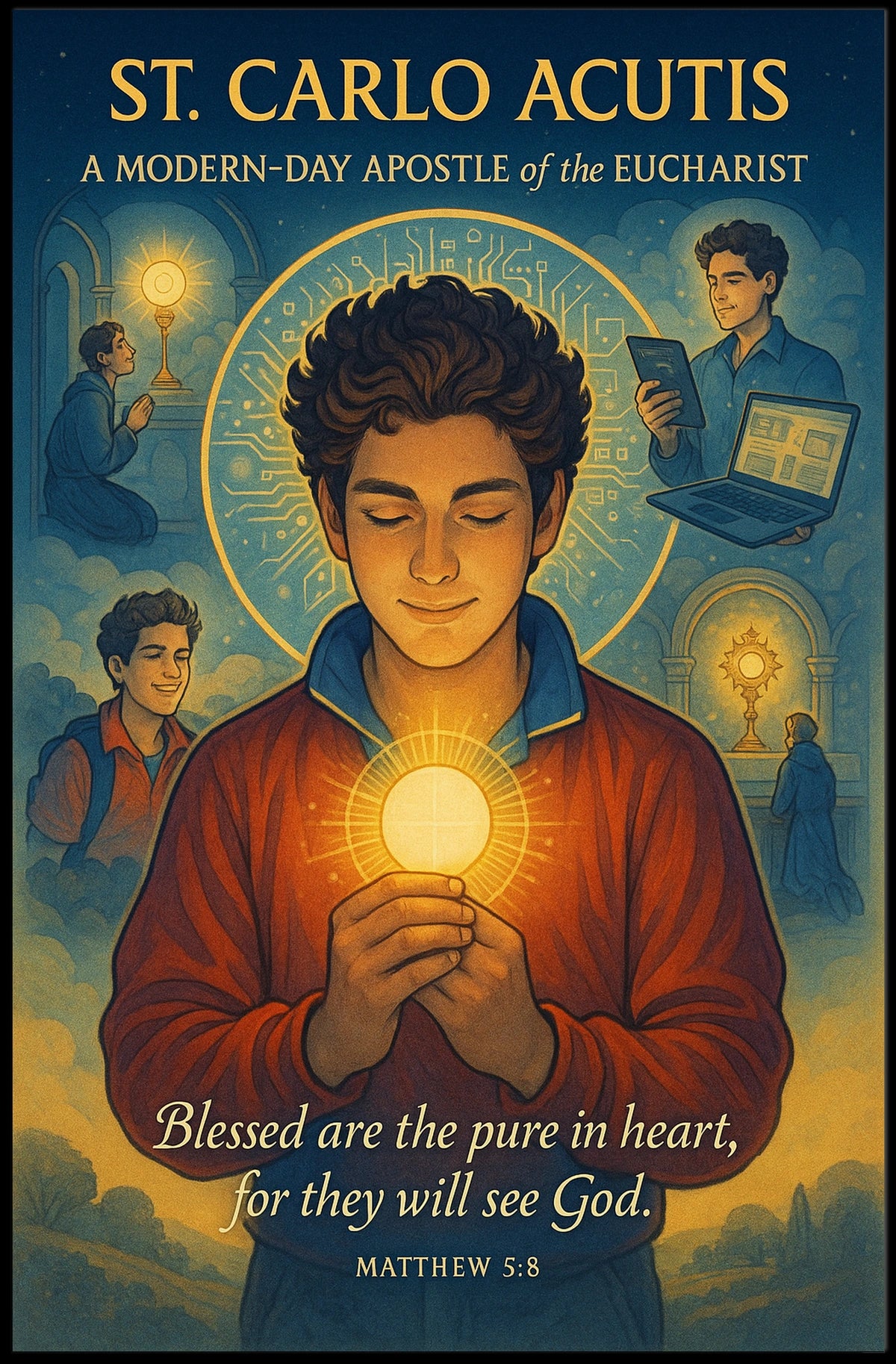 St. Carlo Acutis A Modern-Day Apostle Poster