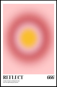 REFLECT 666: Mysterious Abstract Artistic Design Poster PosterGoat