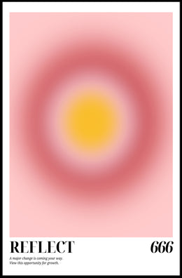 REFLECT 666: Mysterious Abstract Artistic Design Poster PosterGoat