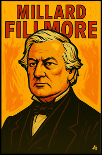 Millard Fillmore Scenic Vintage Decor Lovers Poster