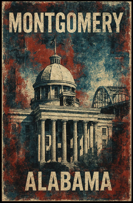 Montgomery, Alabama Poster