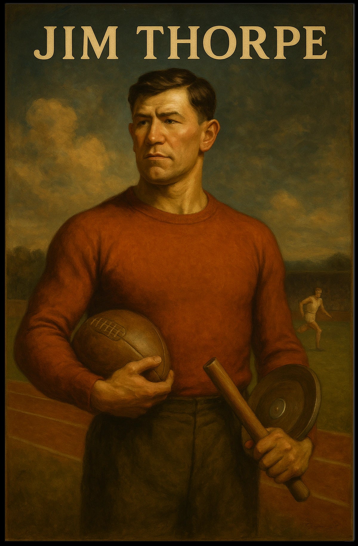 Jim Thorpe Athletic Legend Poster