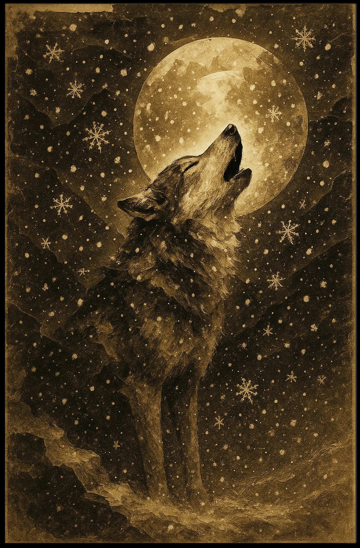 Howling at the Moon Poster