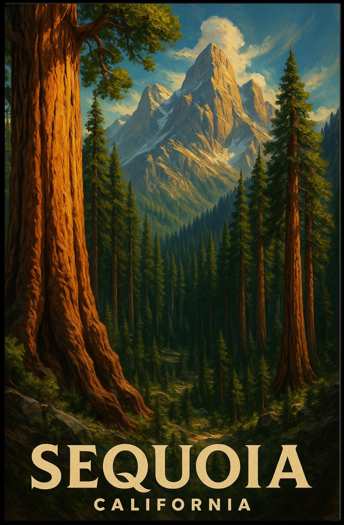 Sequoia National Park Poster