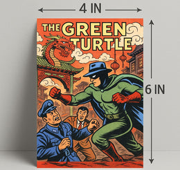 The Green Turtle Poster PosterGoat