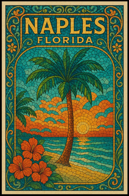 Naples, Florida Tropical Paradise Poster