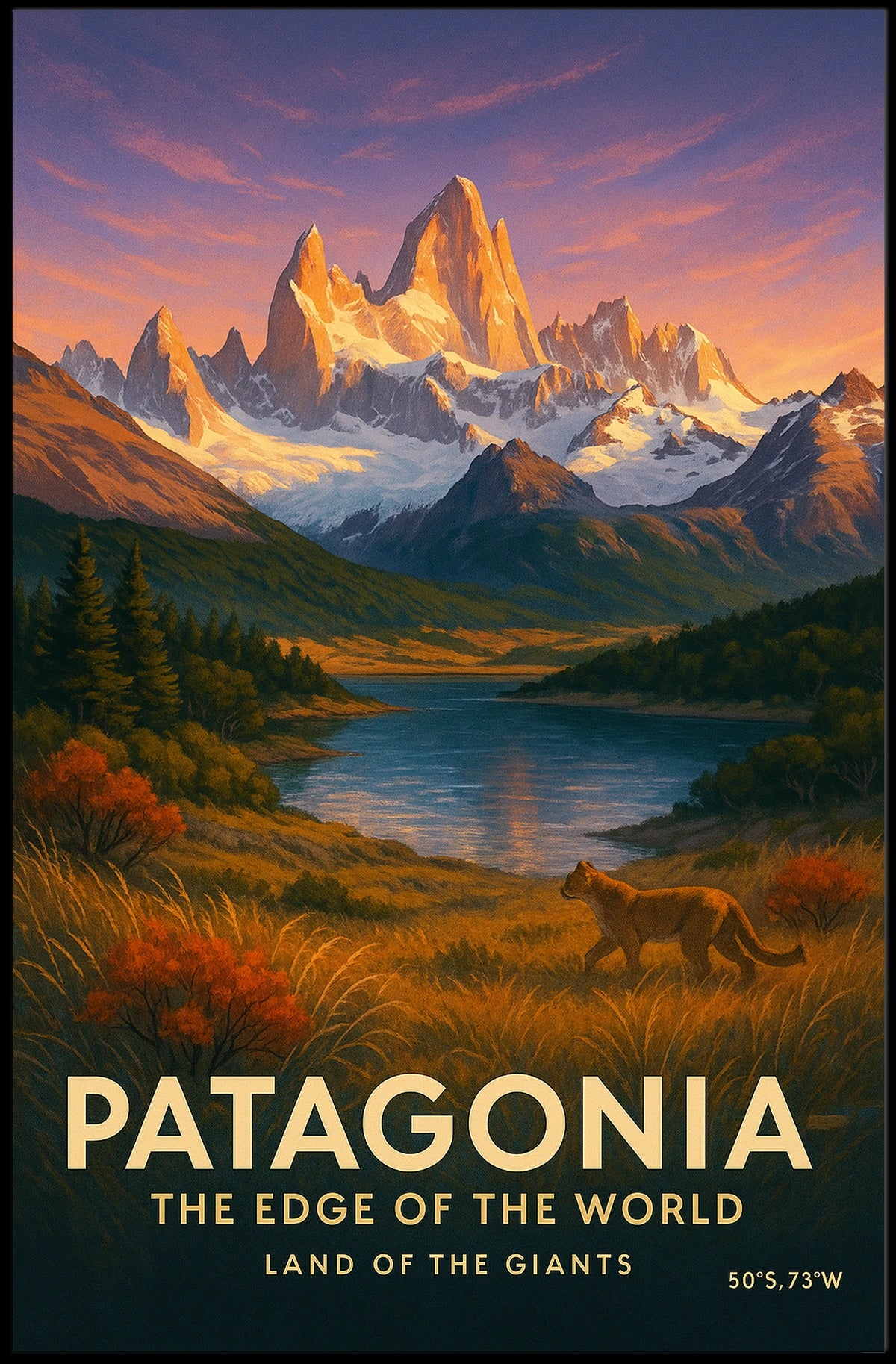 Patagonia The Edge of the World Poster