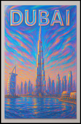 Dubai Skyline Poster