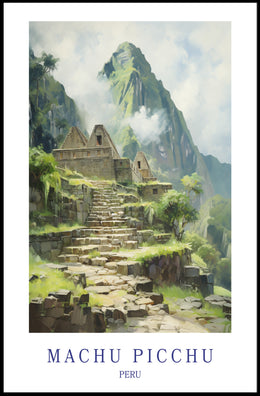 Machu Picchu Journey: Serene Beauty Travel Poster PosterGoat