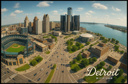 Detroit, Michigan Poster