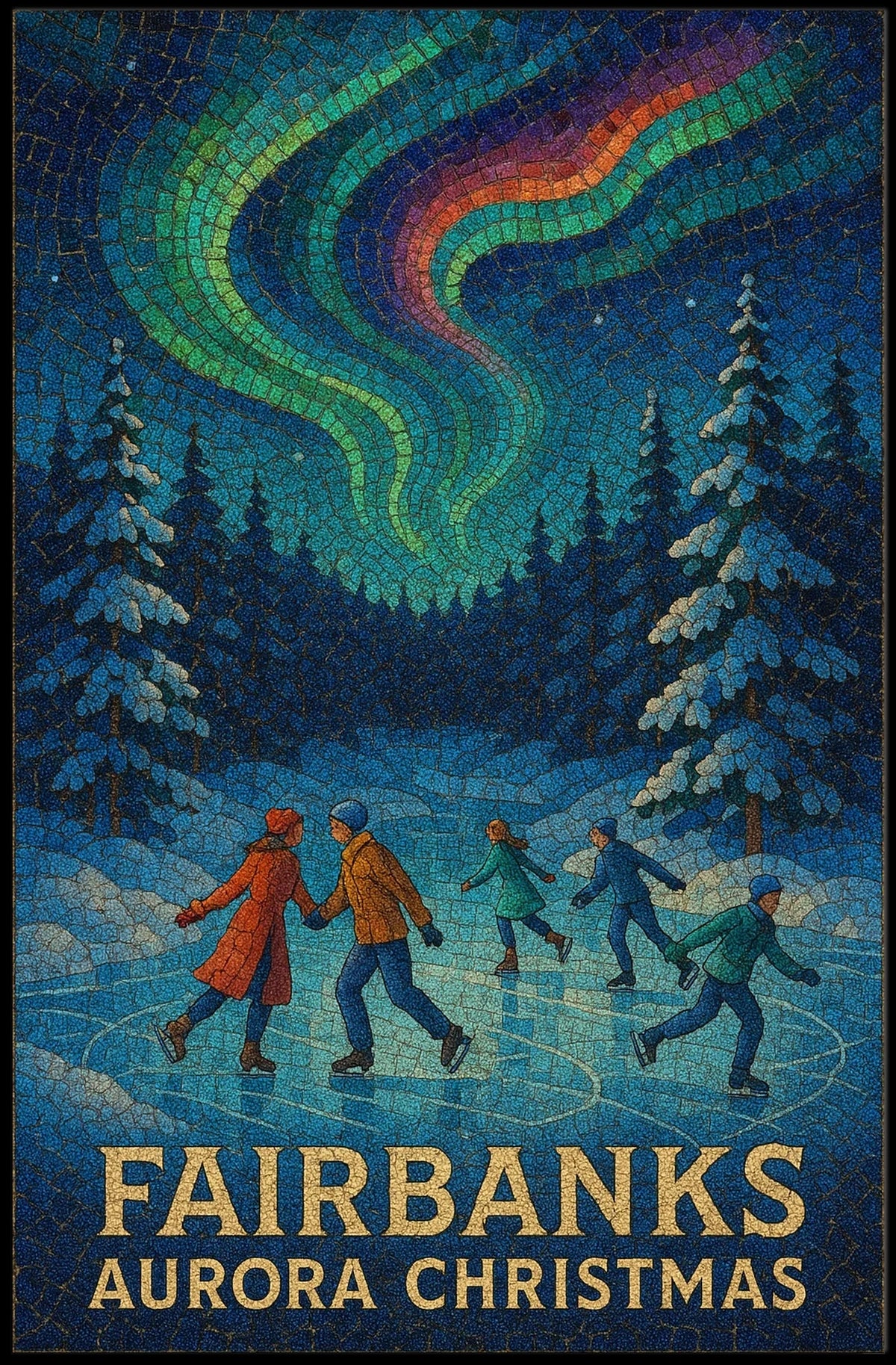 Fairbanks Aurora Poster