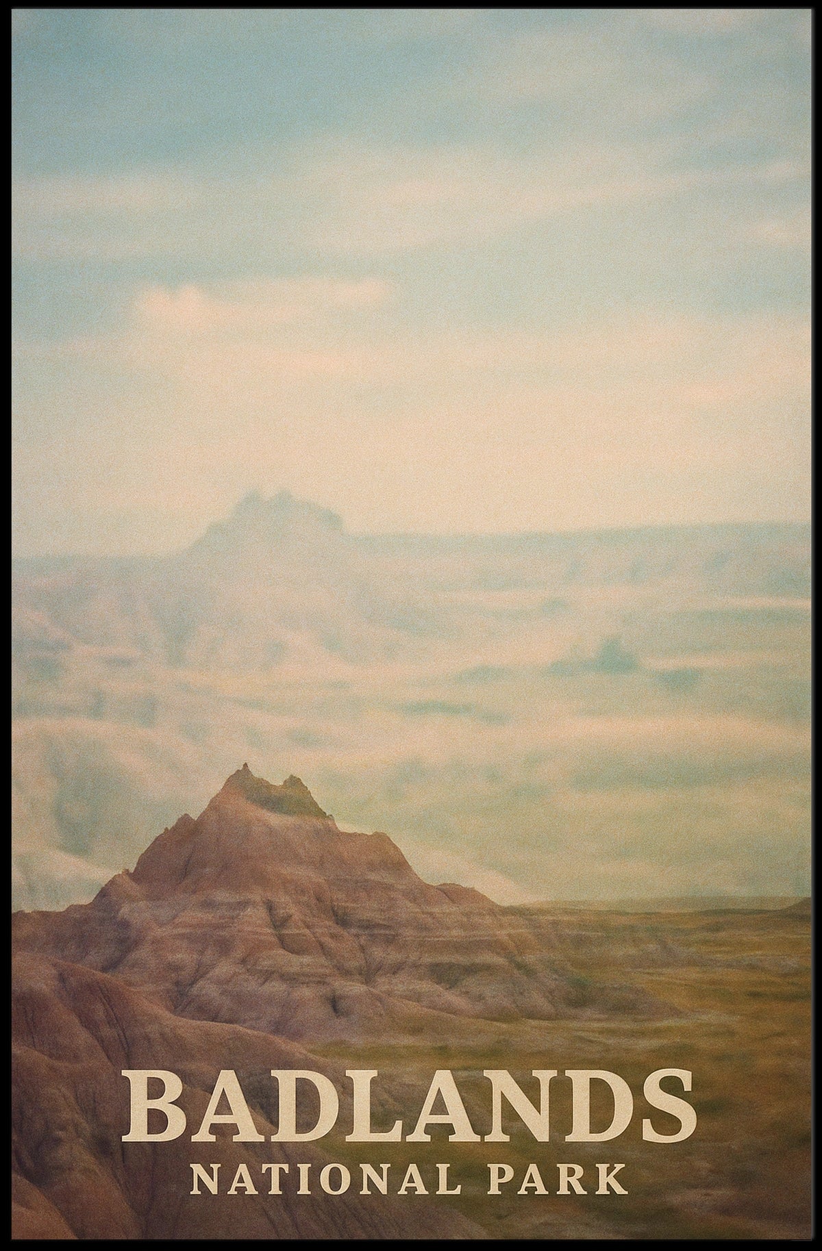Badlands National Park Poster