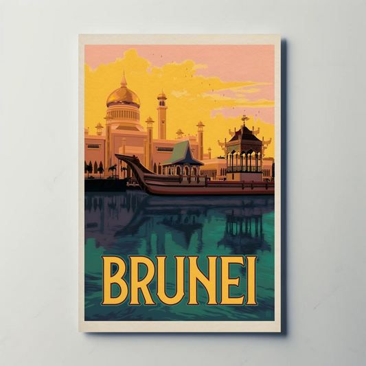 Vintage Poster Brunei