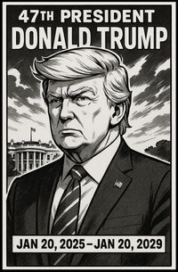 Donald Trump 47th President Poster