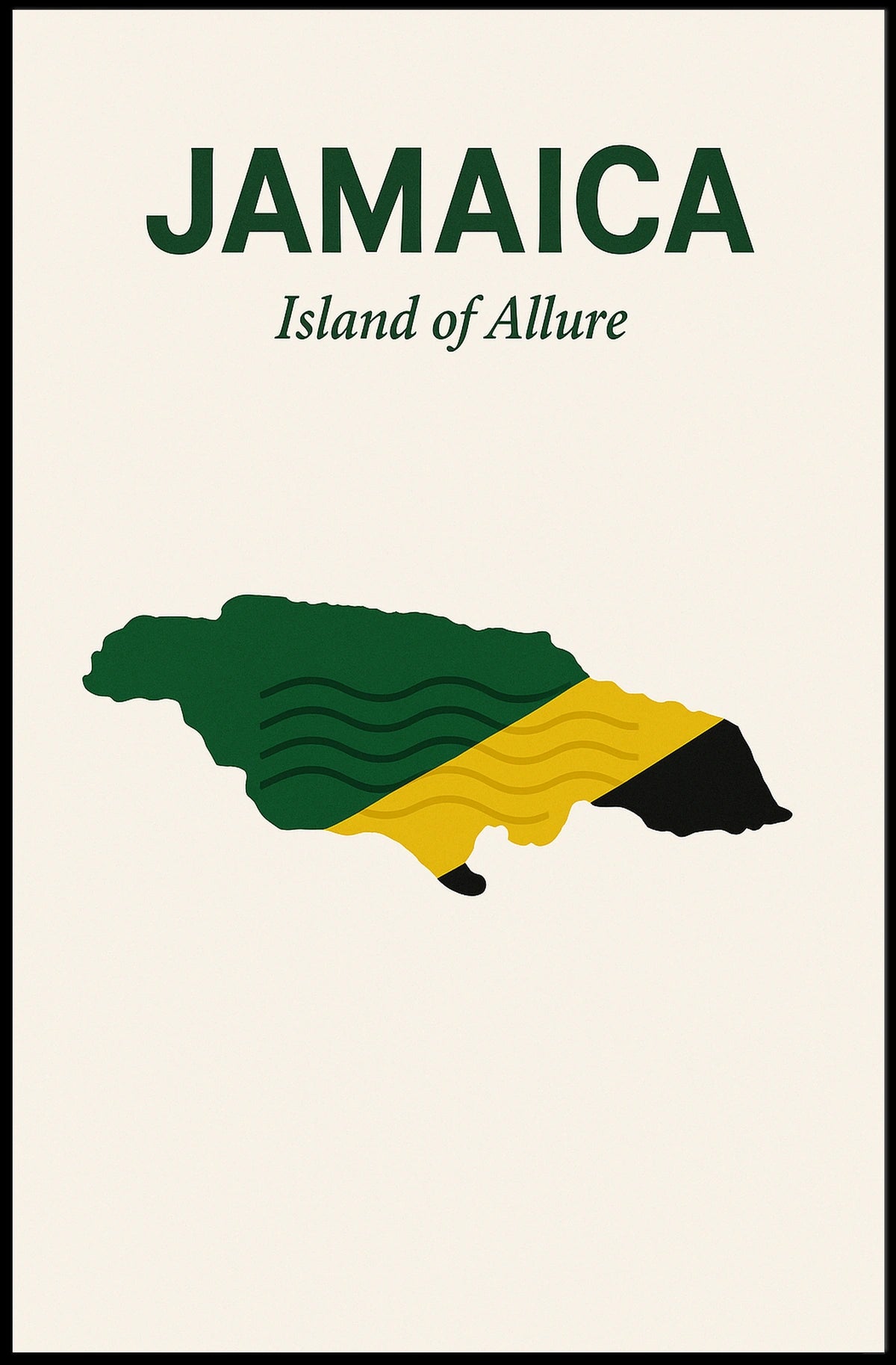 Jamaica Island of Allure Poster