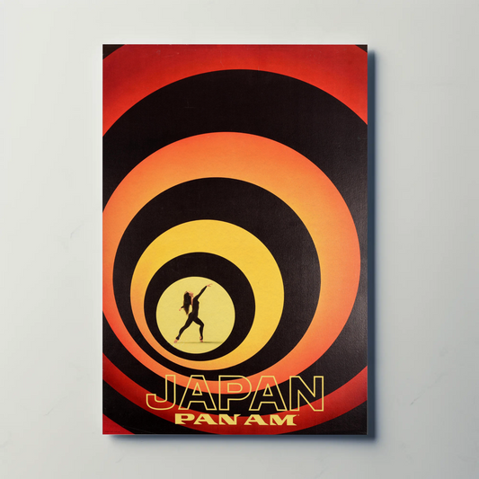 Japan Pan Am Dancer Poster