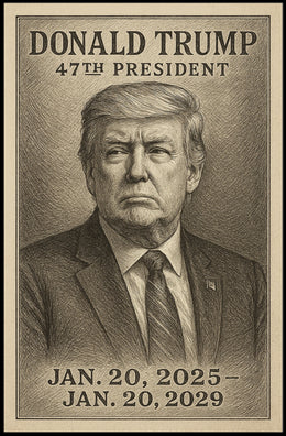 Donald Trump Visionary Leader Minimalist Poster