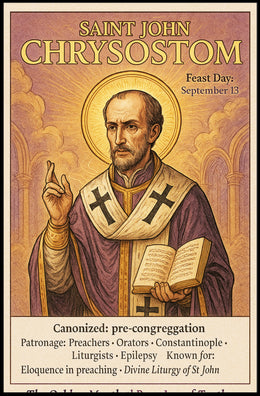 Saint John Chrysostom Poster PosterGoat