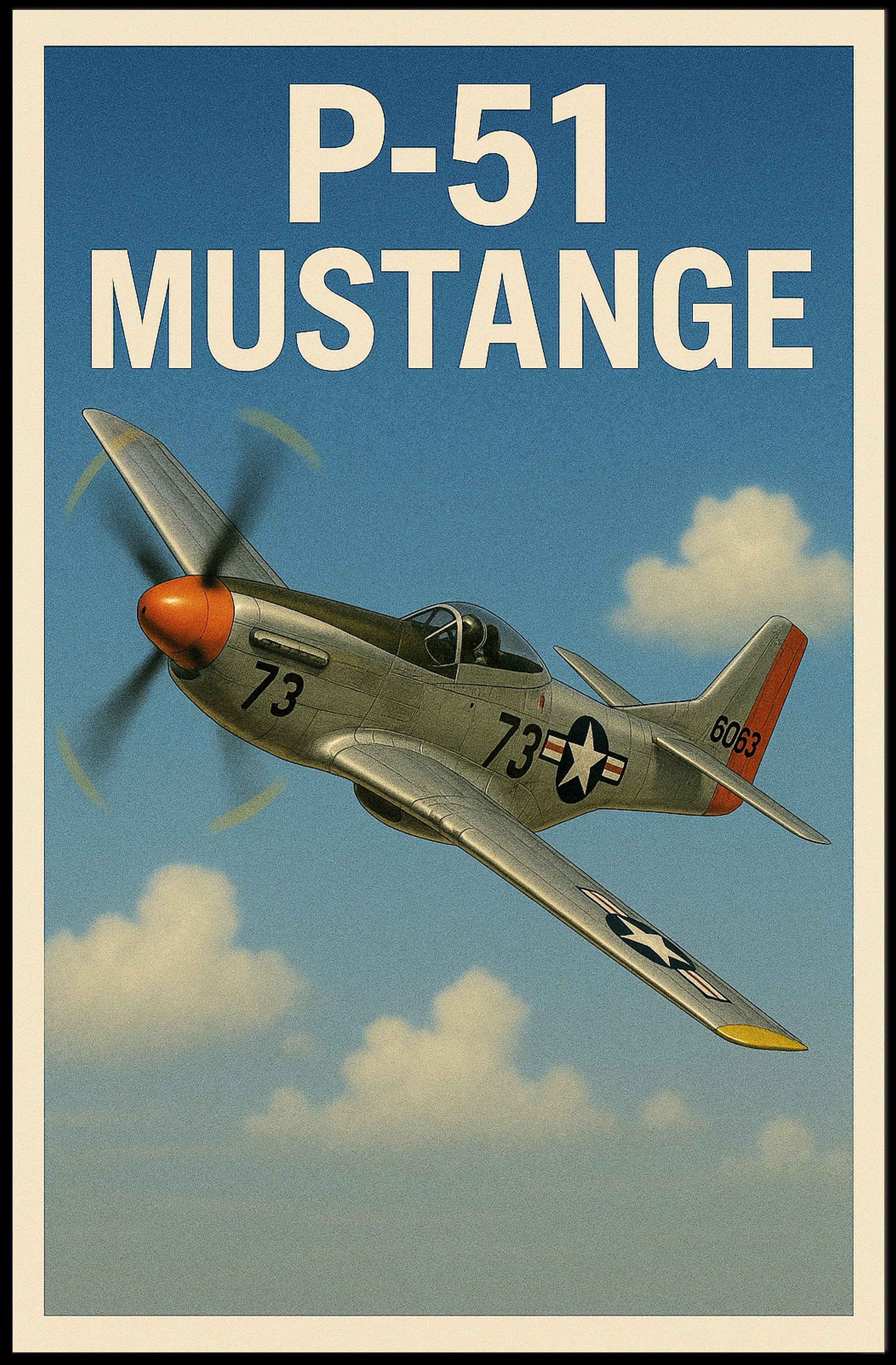 P-51 Mustang Poster PosterGoat