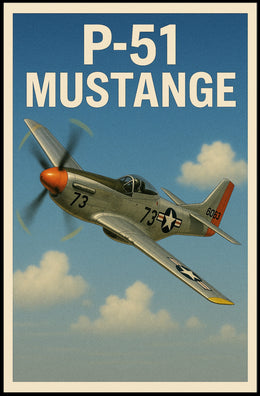 P-51 Mustang Poster PosterGoat