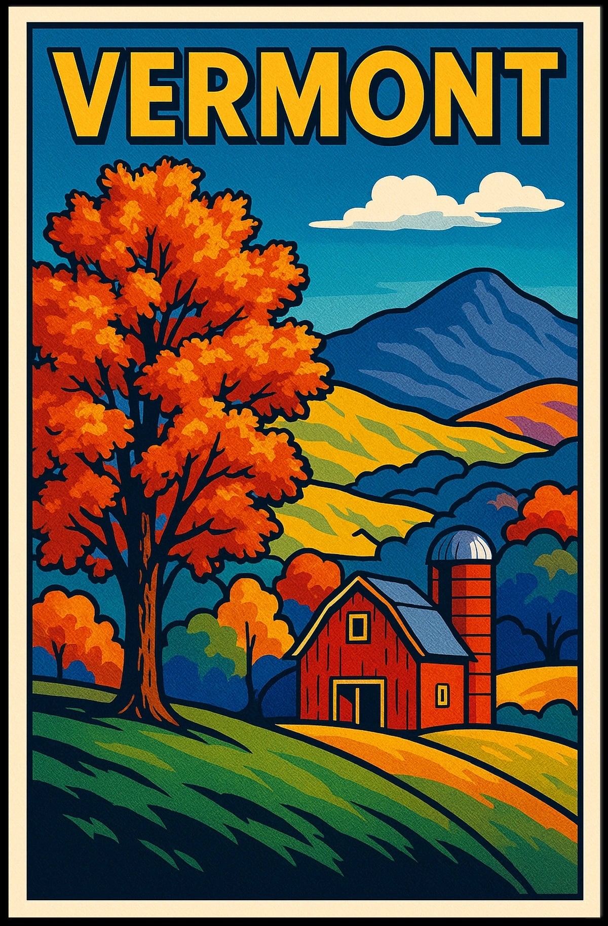 Autumn In Vermont Poster