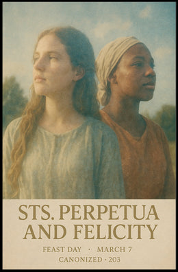 Saints Perpetua And Felicity Poster