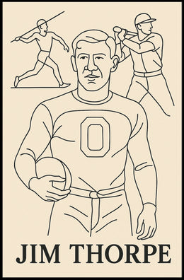 Jim Thorpe Tribute Poster