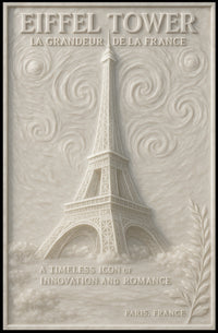 Eiffel Tower La Grandeur de la France Poster