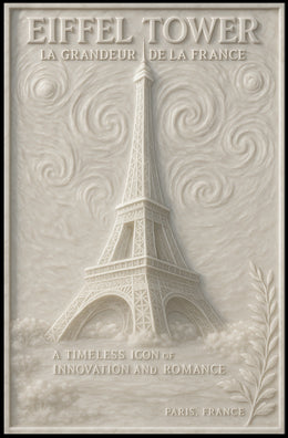 Eiffel Tower La Grandeur de la France Poster