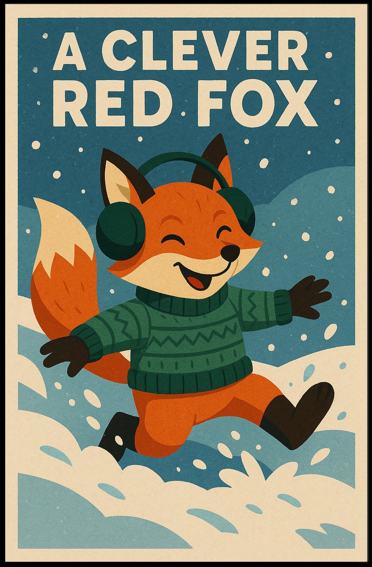 A Clever Red Fox Poster