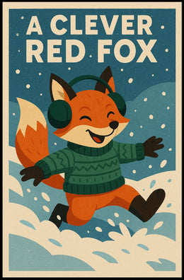 A Clever Red Fox Poster