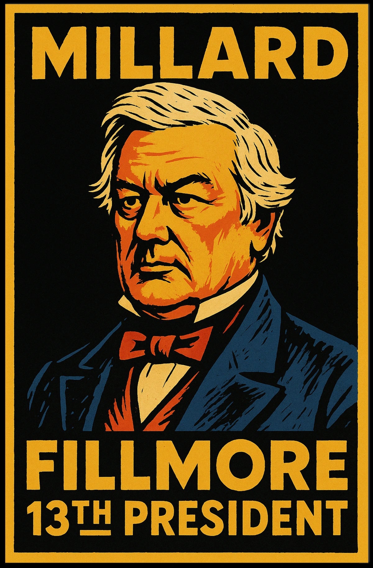 Millard Fillmore 13th President Poster