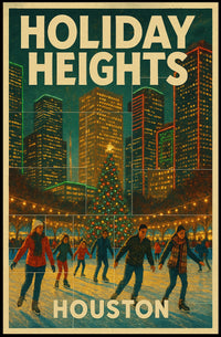 Holiday Heights In Houston Poster