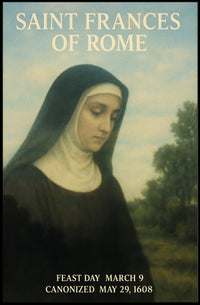 Saint Frances Of Rome Poster