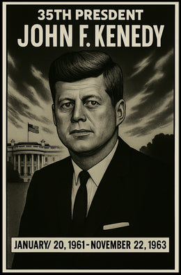 John F. Kennedy 35Th President Poster