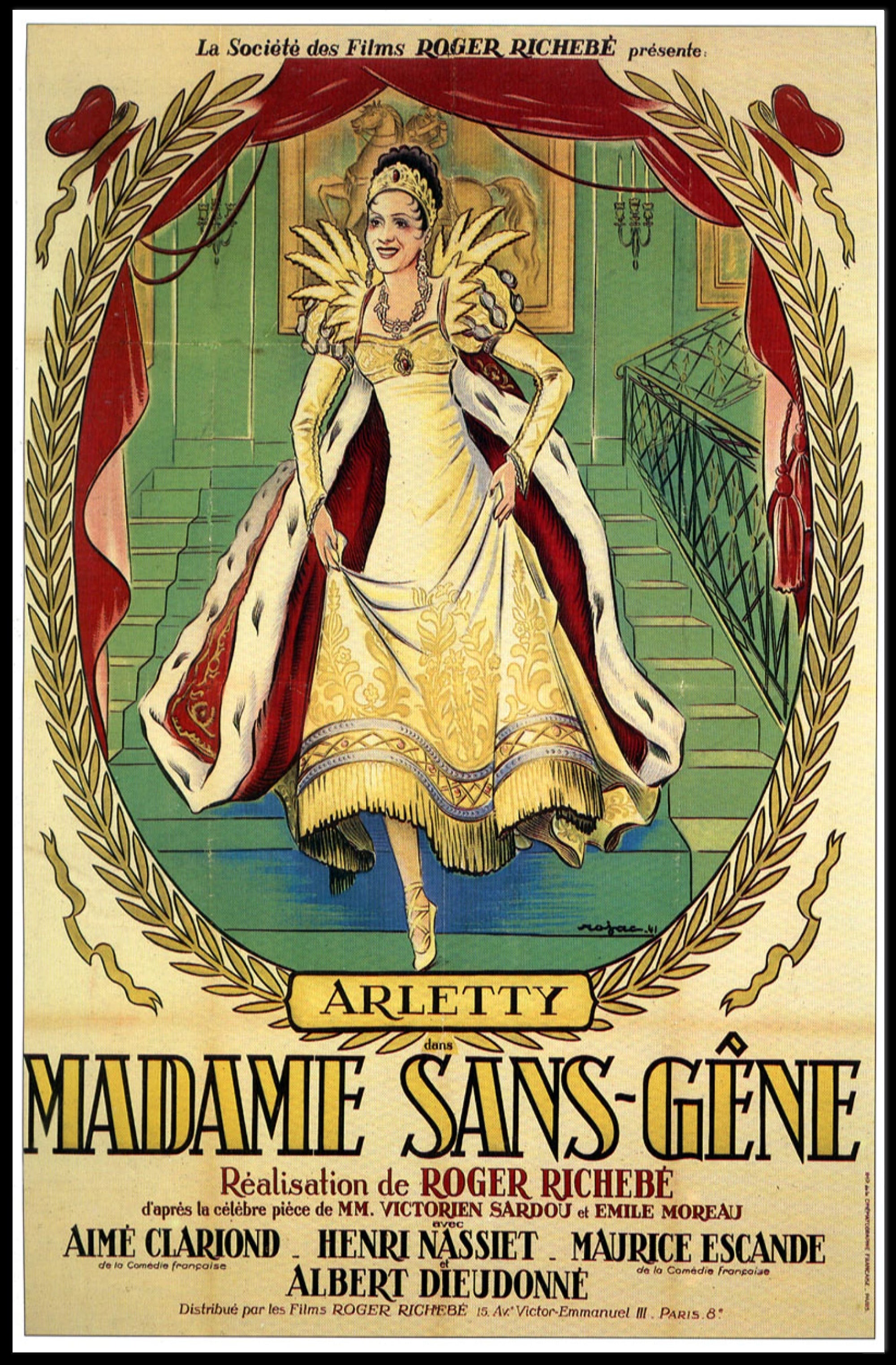 Madame Sans-Gêne Historical Theatre Art Poster