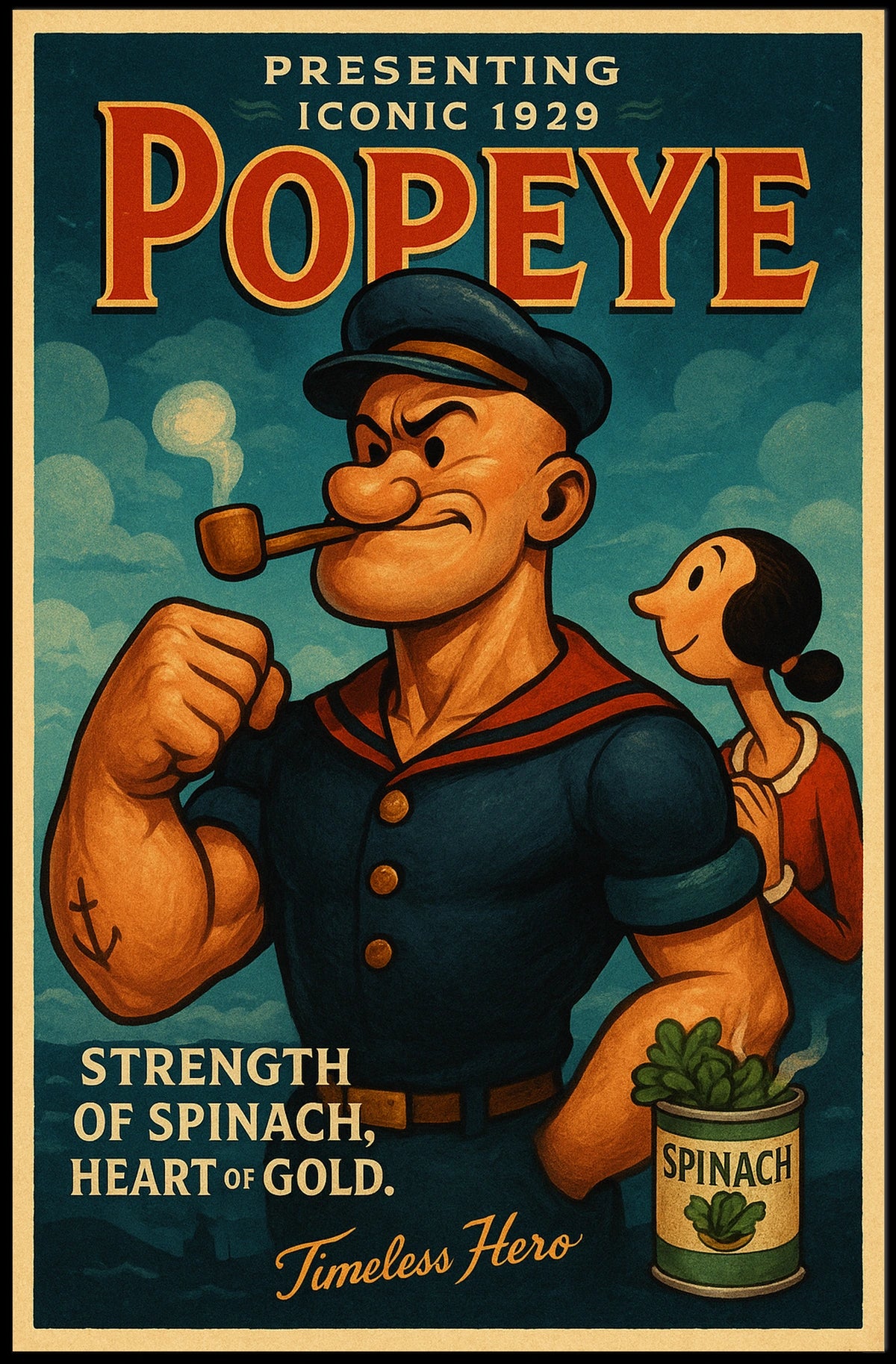 Popeye 1929 Art Poster POP-18