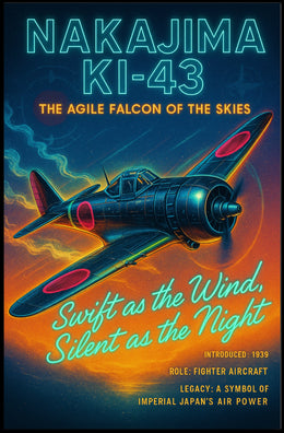Nakajima Ki-43 The Agile Falcon of the Skies Poster
