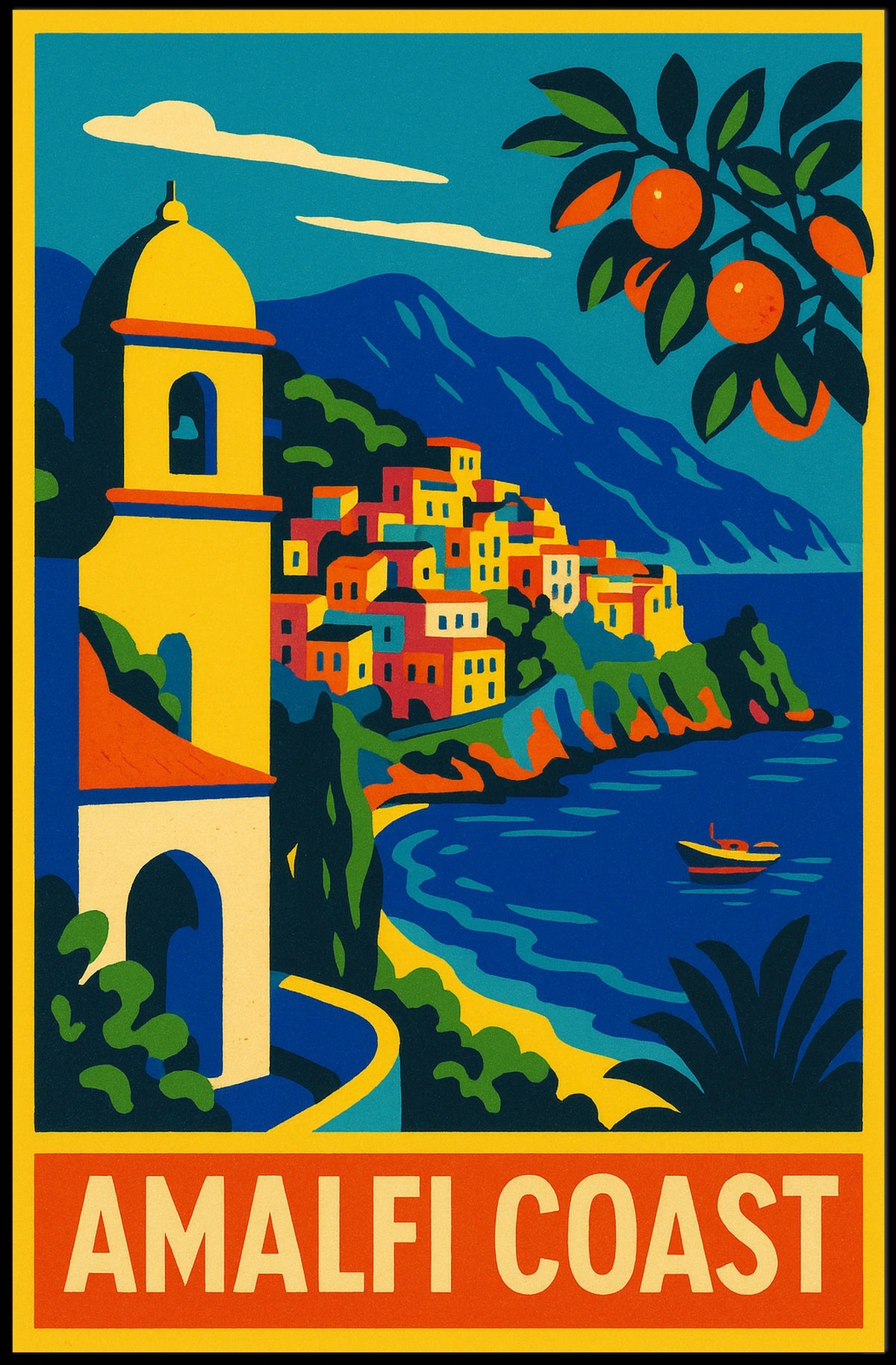 Amalfi Coast Poster