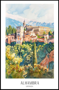 Alhambra Granada Poster