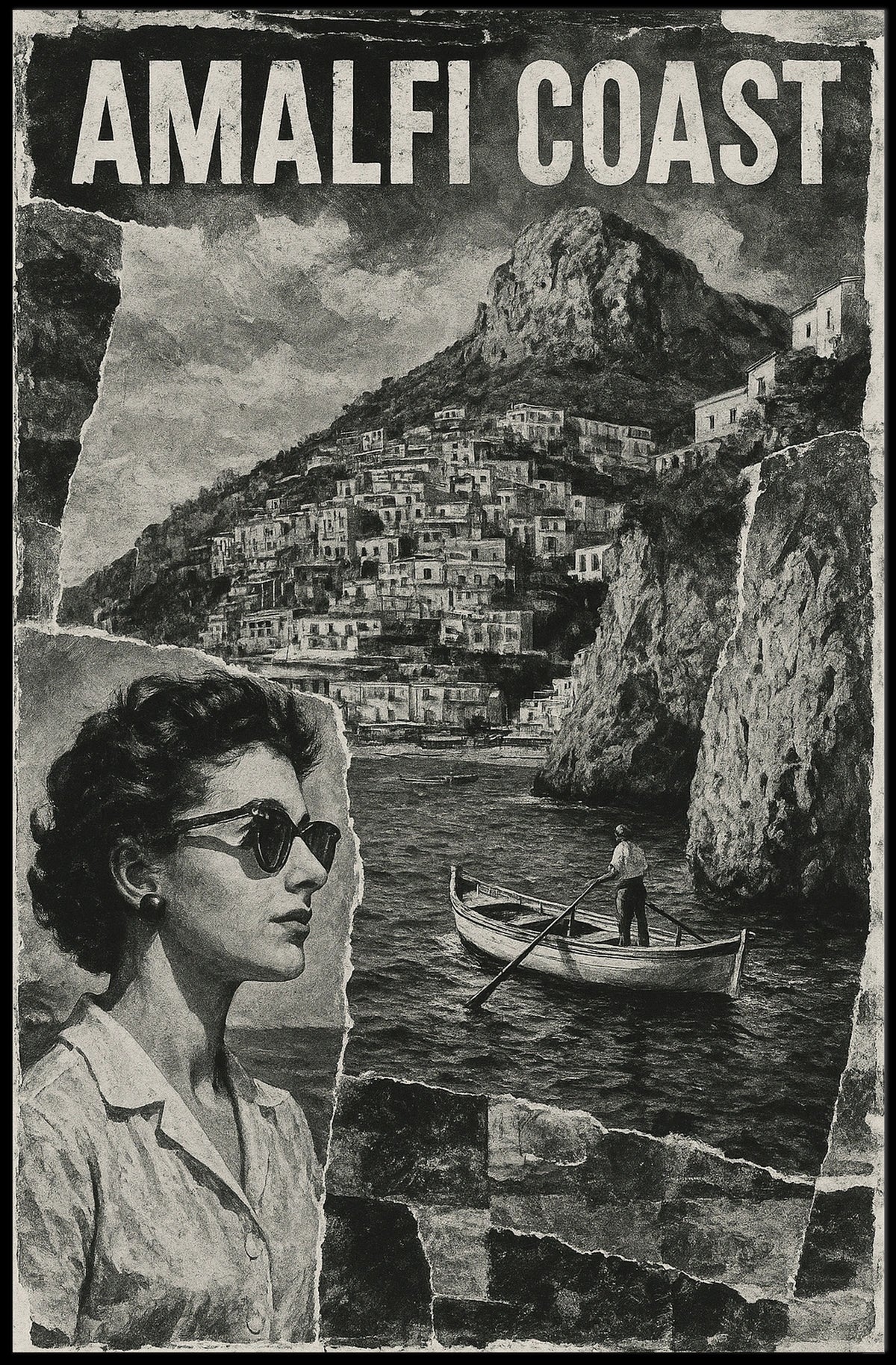 Amalfi Coast A Timeless Escape Poster 18x24 Wall Art