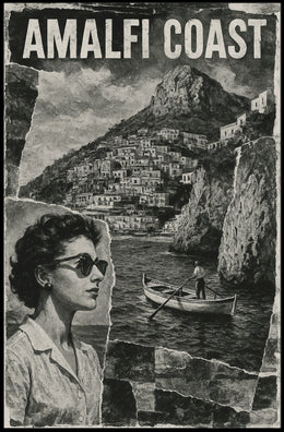 Amalfi Coast A Timeless Escape Poster 18x24 Wall Art