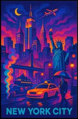New York City Skyline Poster