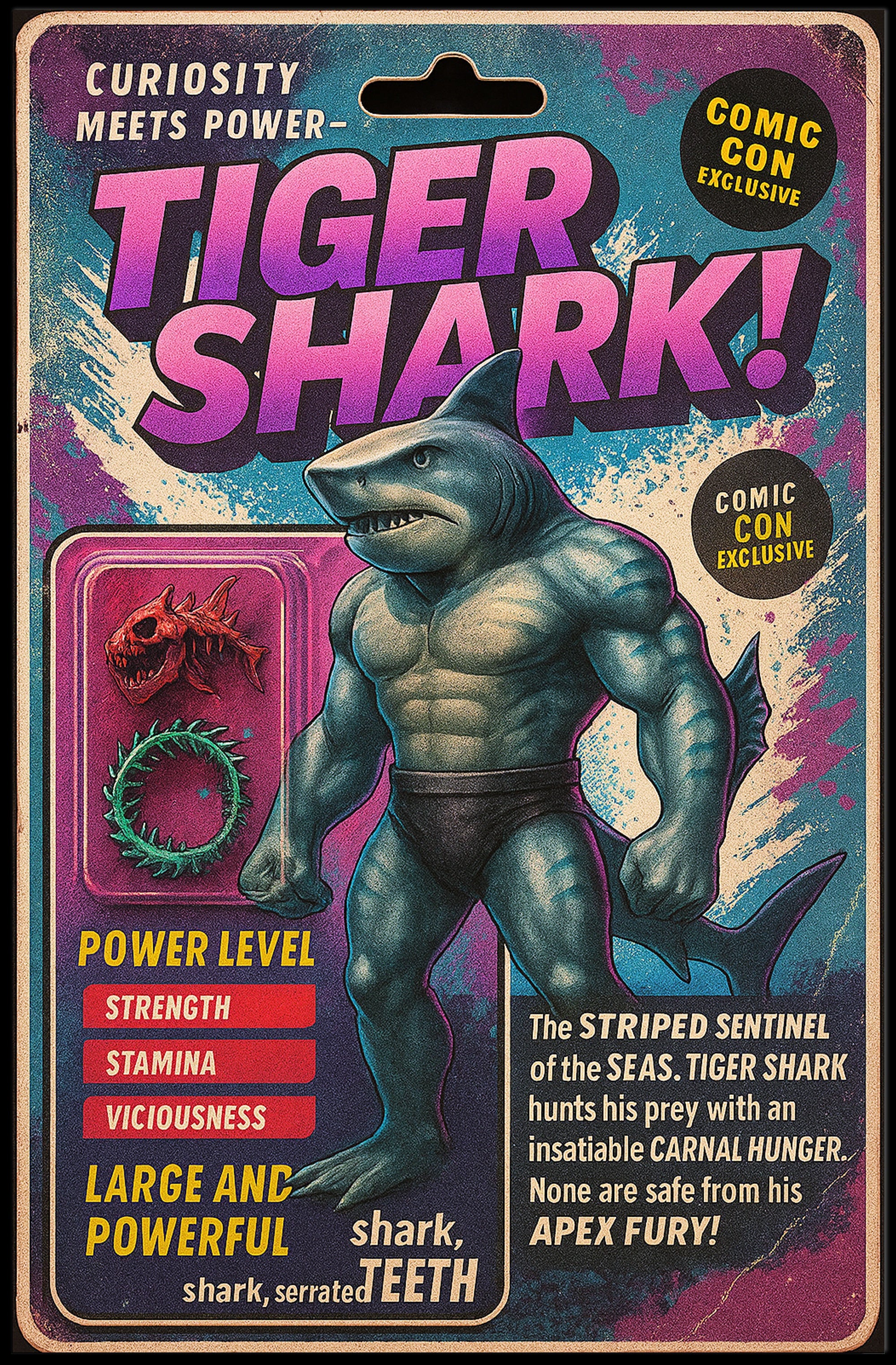 Tiger Shark Comic Con Exclusive Poster PosterGoat