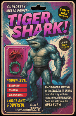 Tiger Shark Comic Con Exclusive Poster PosterGoat