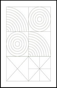 Abstract Geometric Patterns Poster