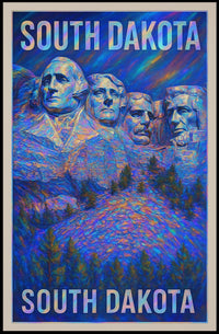 Mount Rushmore In South Dakota Poster