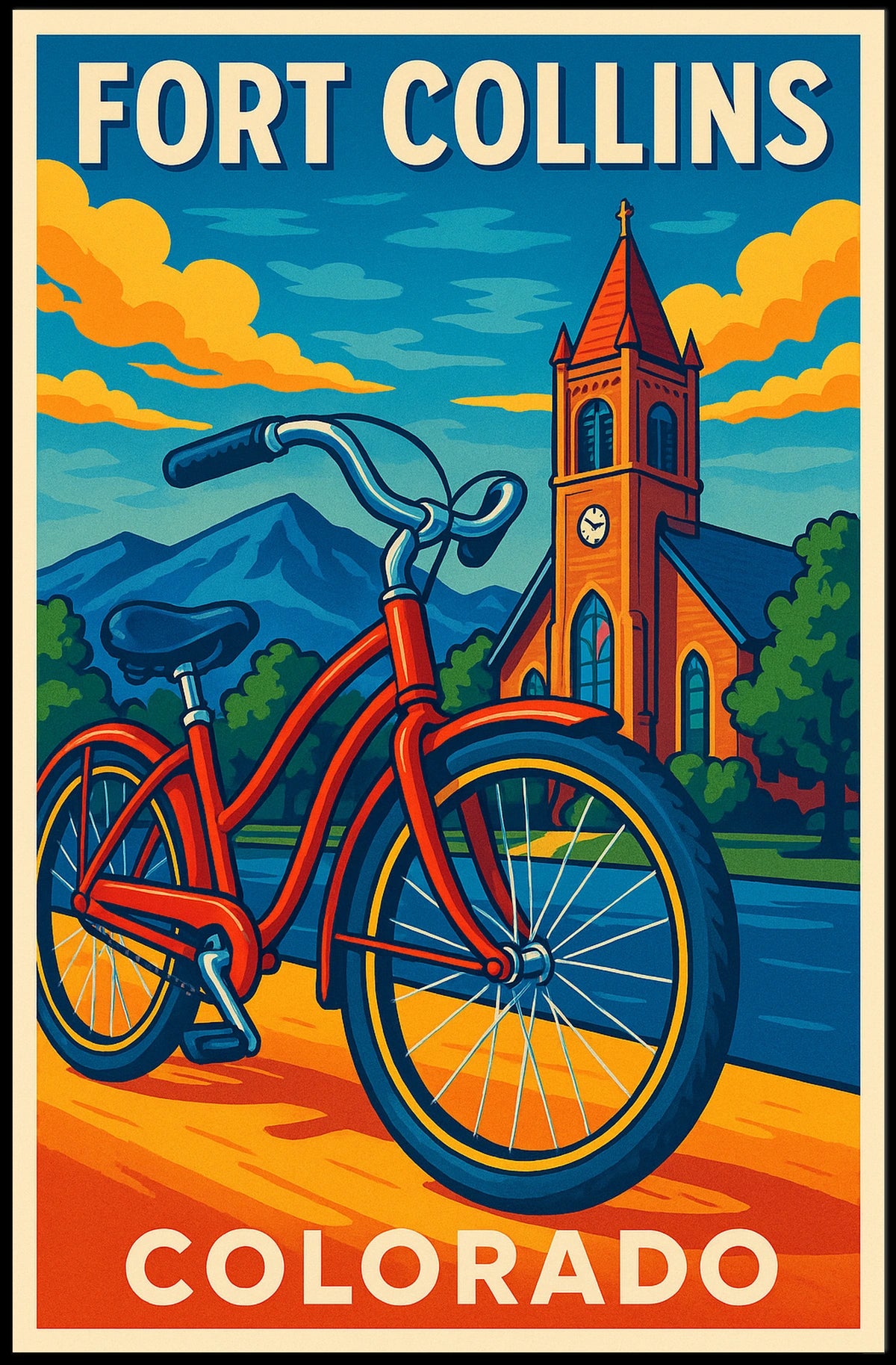 Fort Collins, Colorado Poster