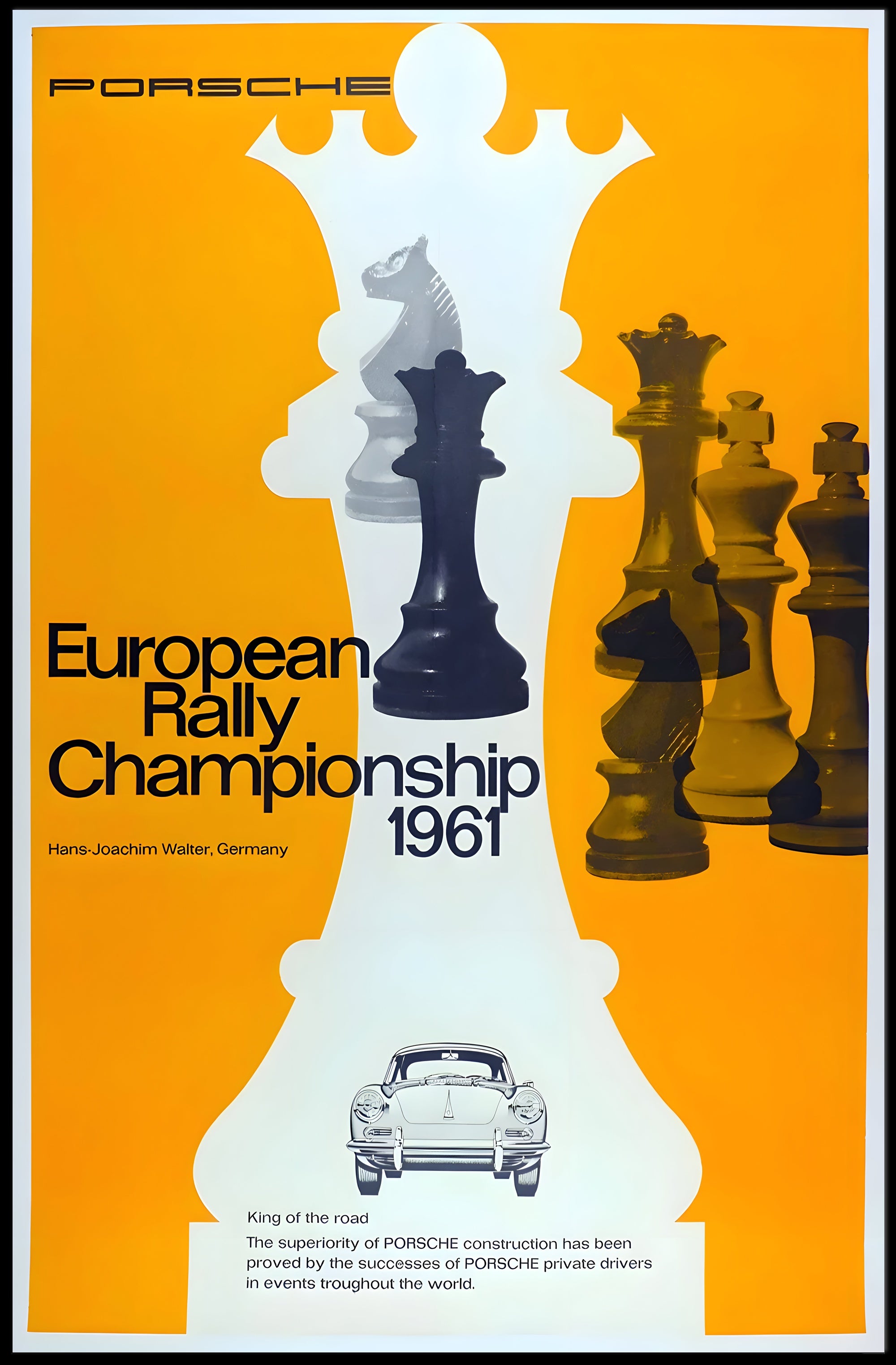 European Rally Championship 1961 Poster